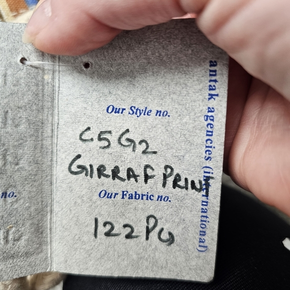 Canvas Giraffe and Turtle Bag - Picture 9 of 11